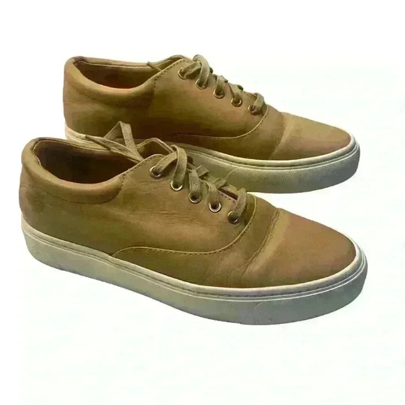 Nisolo Shoes | Nisolo Everyday Sneakers in Smooth Tan Leather Size 6| Color: Tan - Picture 3 of 12